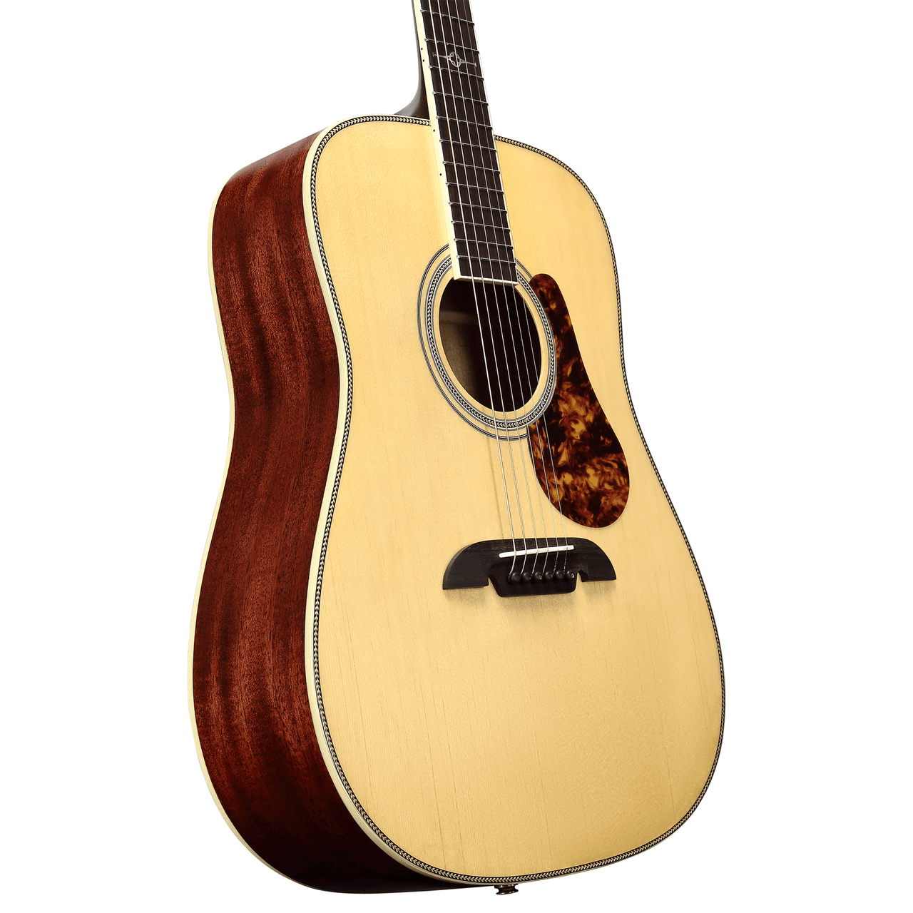 Alvarez Masterworks Dreadnought Guitar Acoustic Electric (MD60E_Herringbone)