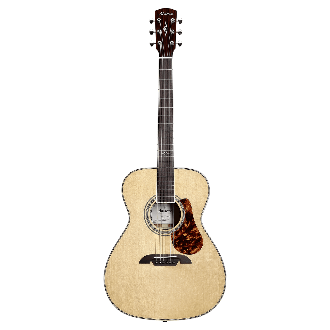 Alvarez Masterworks Folk/OM Guitar Acoustic Electric (MF60E_Herringbone) | Musician Madness