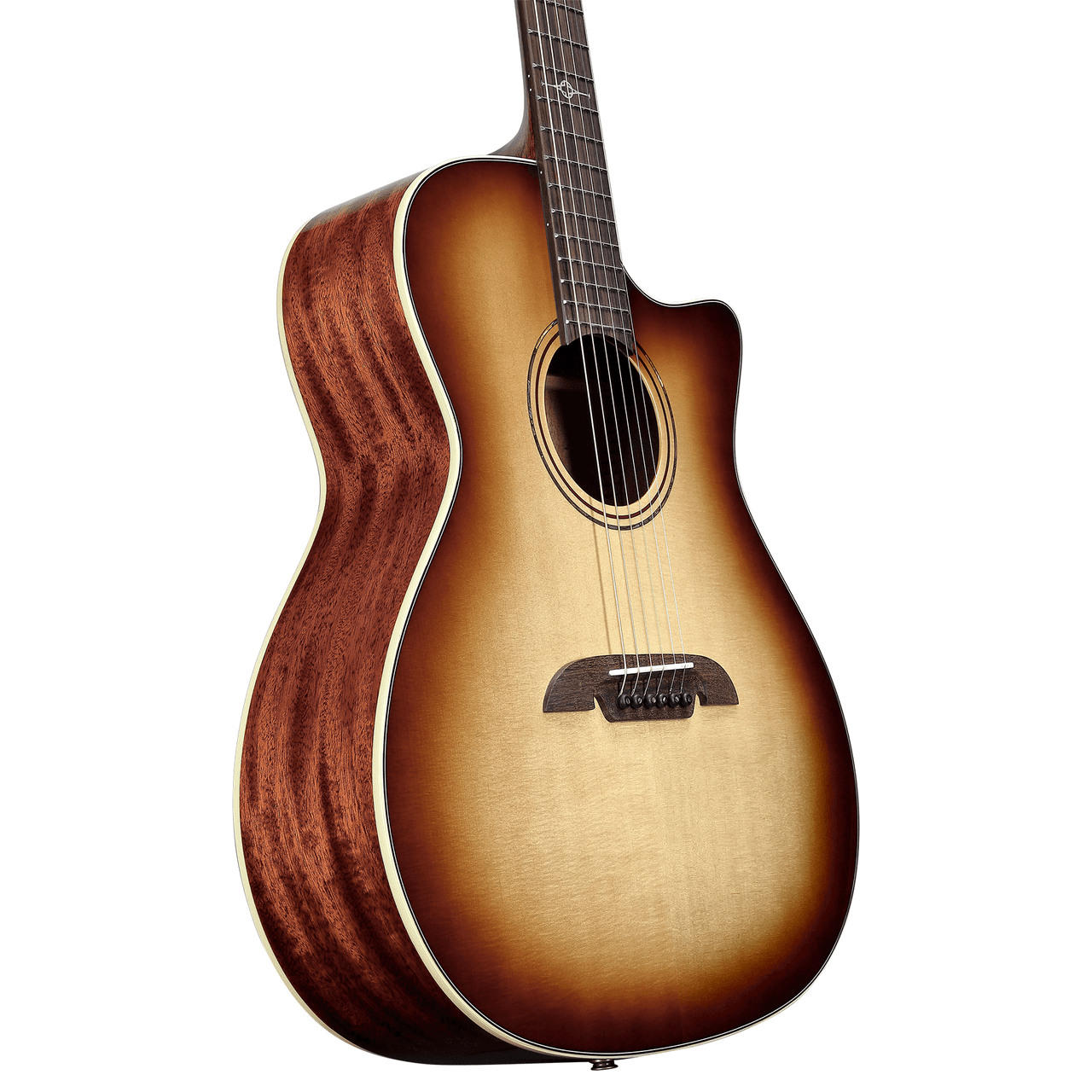Alvarez Masterworks Grand Auditorium Guitar Acoustic Electric Shadowburst, with Cutaway (MG60ce_Shadowburst) | Musician Madness