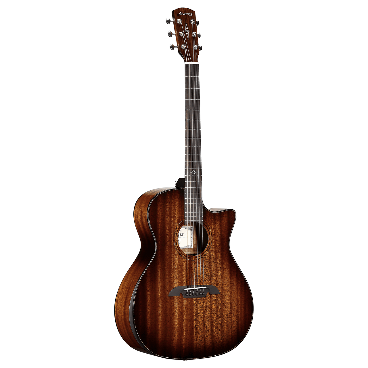 Alvarez Masterworks Grand Auditorium Guitar Acoustic Electric Shadowburst Armrest Bevel with Cutaway (MG66ce_Custom) | Musician Madness