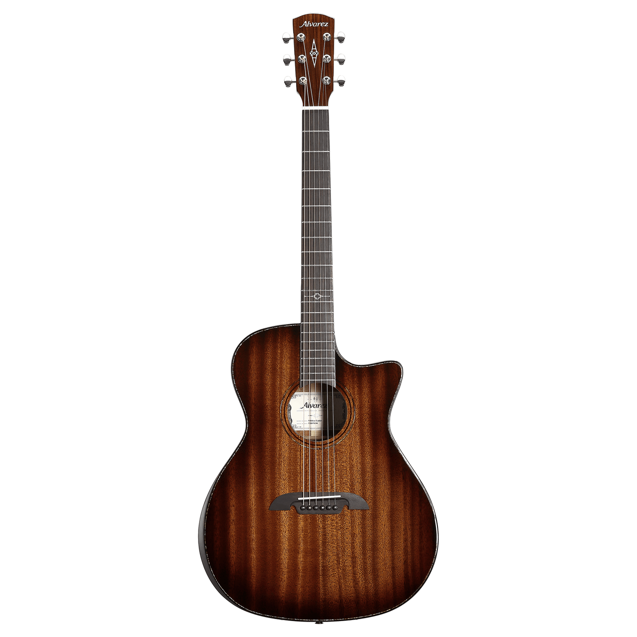 Alvarez Masterworks Grand Auditorium Guitar Acoustic Electric Shadowburst Armrest Bevel with Cutaway (MG66ce_Custom) | Musician Madness