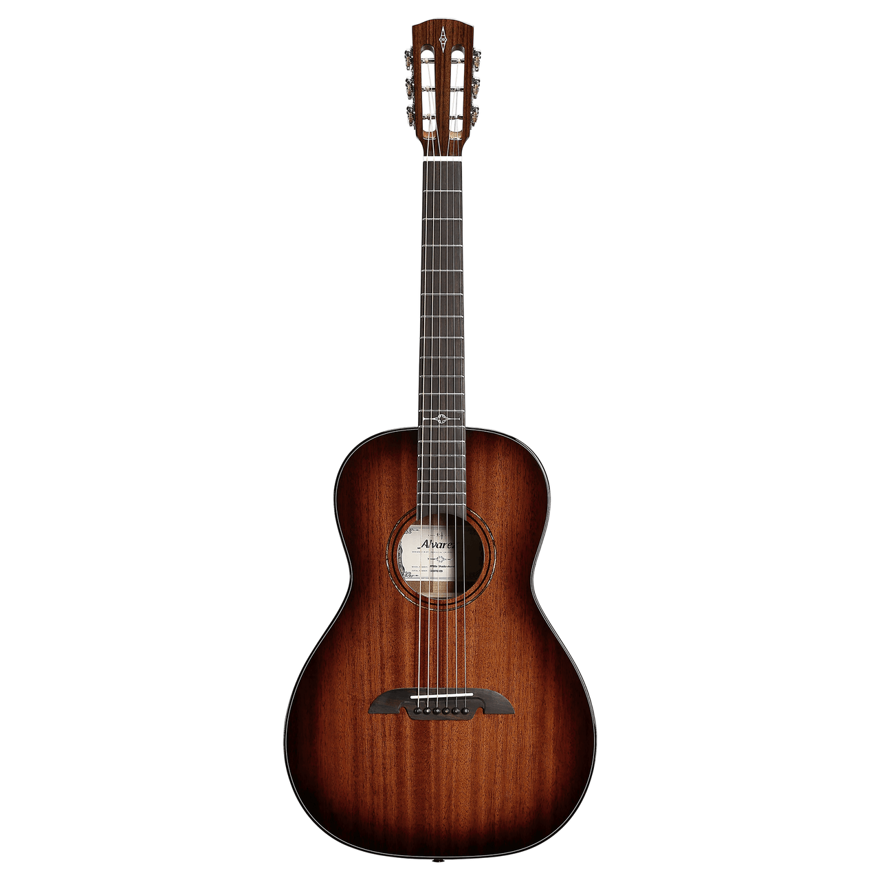 Alvarez Masterworks Parlor Guitar, Acoustic Electric, Shadowburst (MP66e_Shadowburst)
