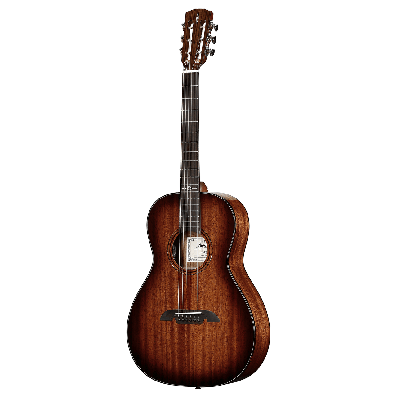Alvarez Masterworks Parlor Guitar, Acoustic Electric, Shadowburst (MP66e_Shadowburst)