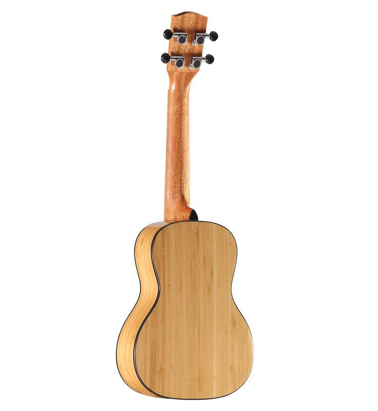 Alvarez BambooUke, All Solid Concert Ukulele Acoustic Elec w/EQ&Tuner (MU55CE)