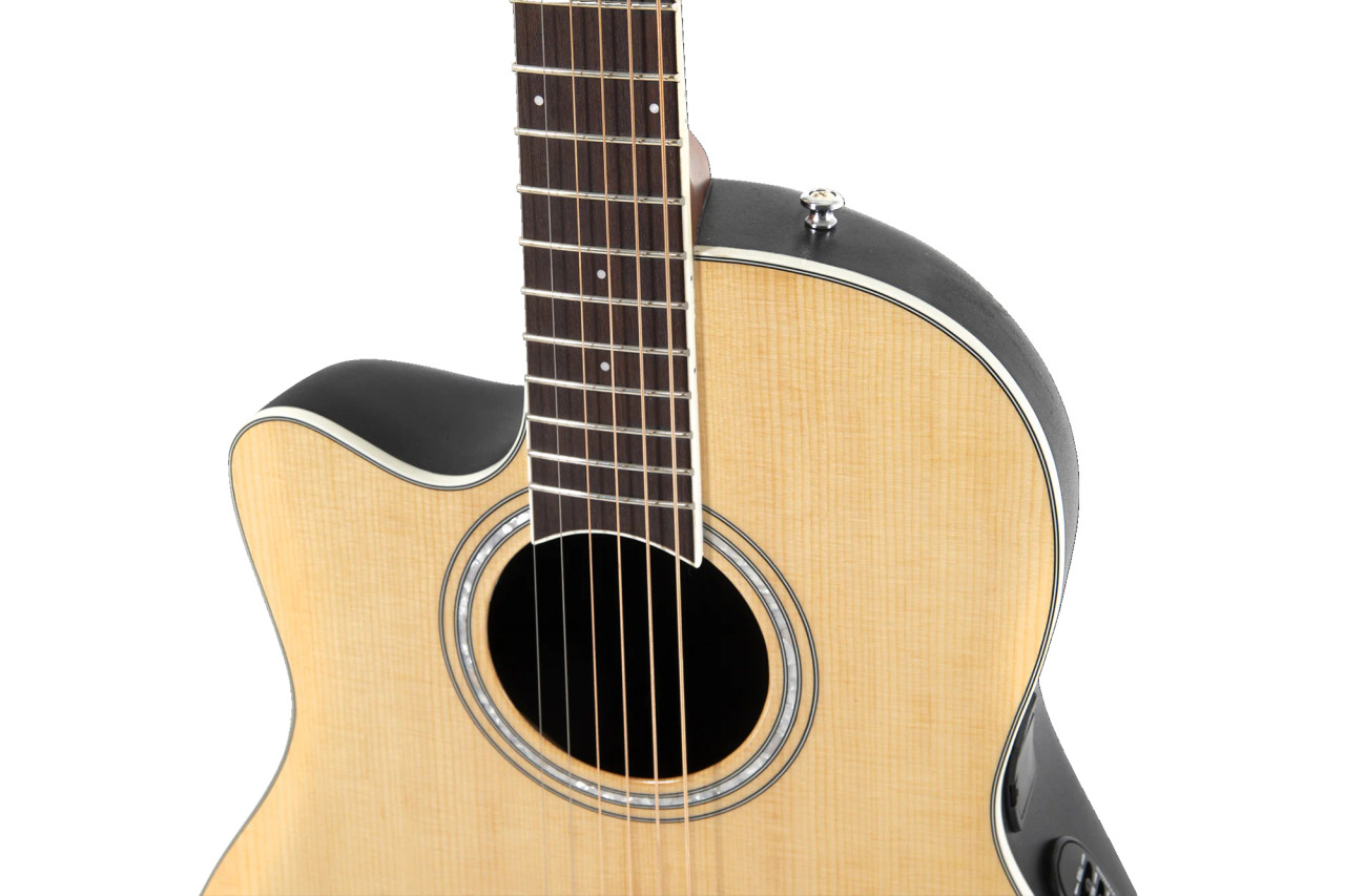 Ovation Celebrity Traditional E-Acoustic Guitar CS24L-4 Natural Lefty (CS24L-4-G) | Musician Madness