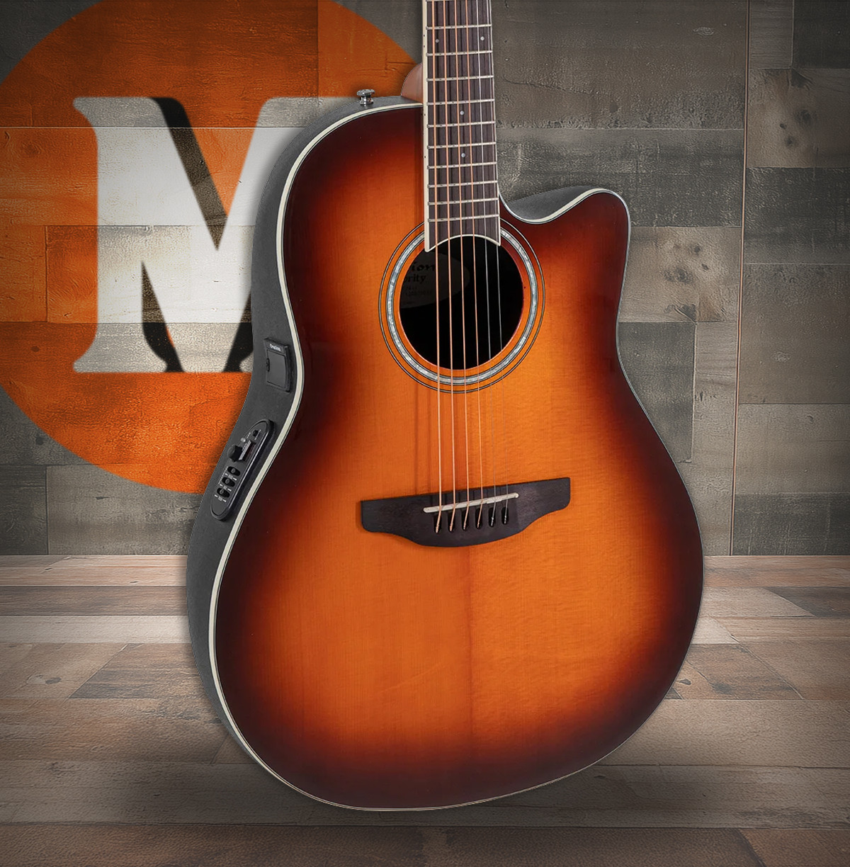 Ovation Celebrity Traditional E-Acoustic Guitar CS24-1 Sunburst (CS24-1-G)