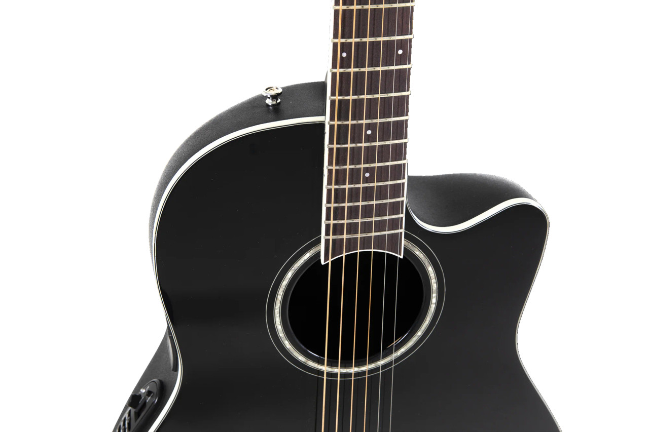 Ovation Celebrity Traditional E-Acoustic Guitar CS24-5 Black (CS24-5-G)