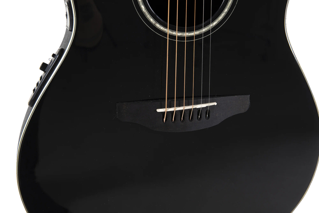 Ovation Celebrity Traditional E-Acoustic Guitar CS24-5 Black (CS24-5-G)