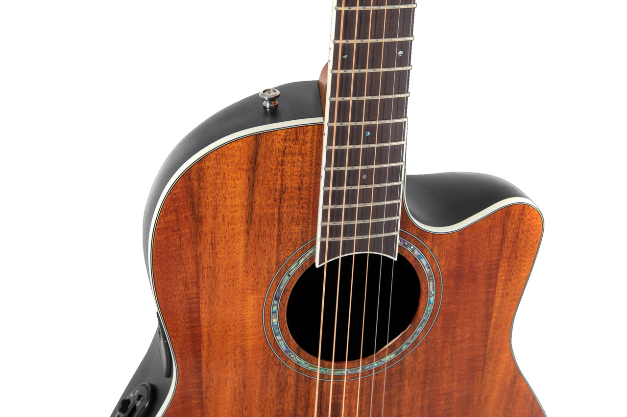 Ovation Celebrity Traditional Plus E-Acoustic Guitar CS24P-FKOA Figured Koa (CS24P-FKOA-G)