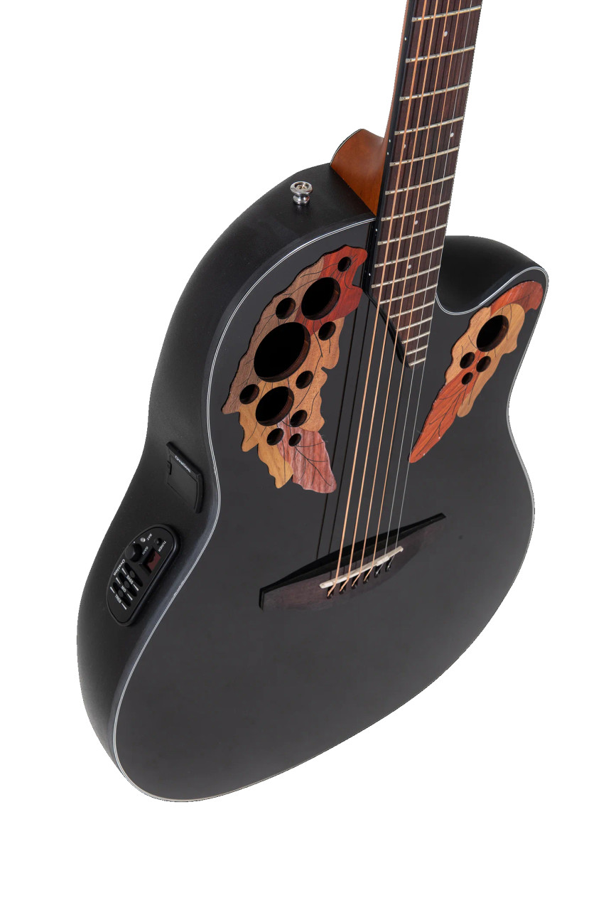Ovation Celebrity Elite E-Acoustic Guitar CE44-5 Black (CE44-5-G)