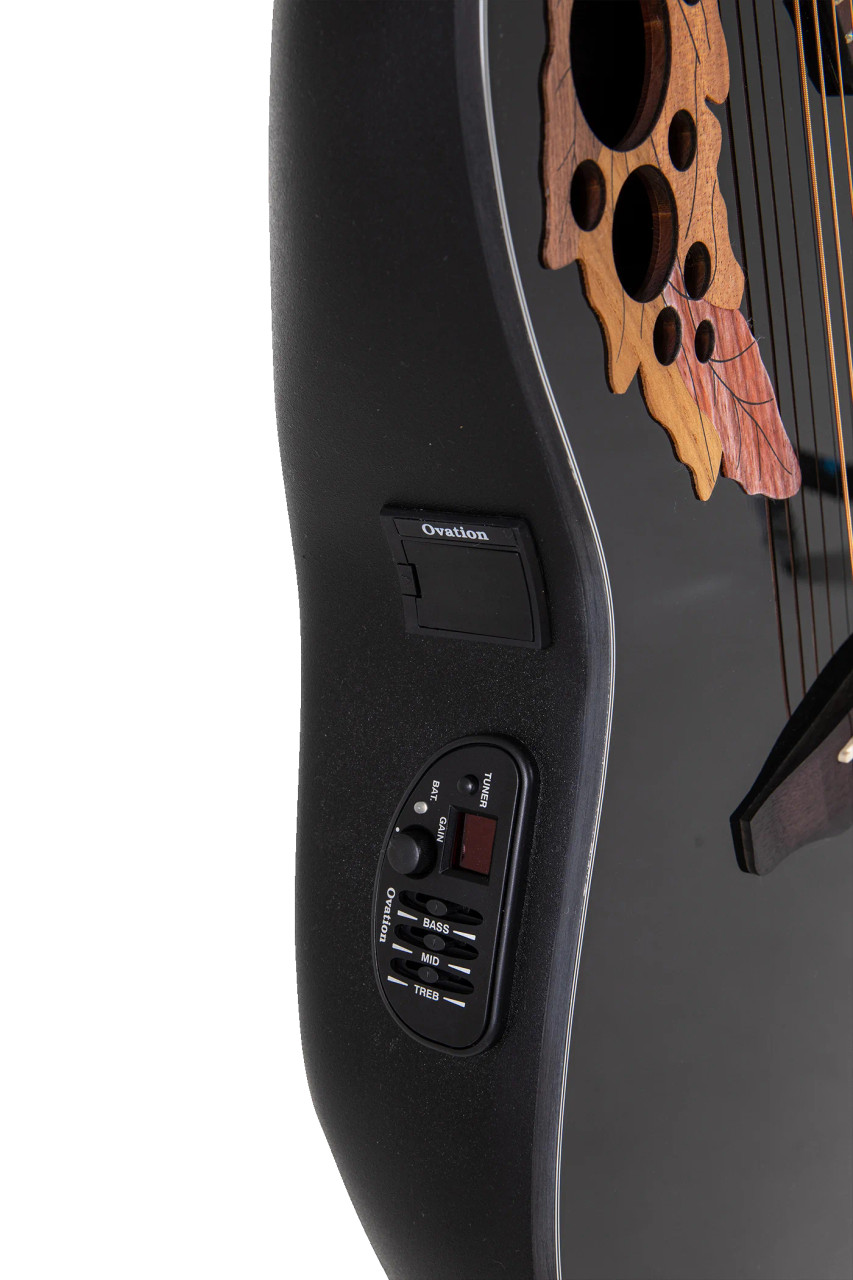 Ovation Celebrity Elite E-Acoustic Guitar CE44-5 Black (CE44-5-G) | Musician Madness