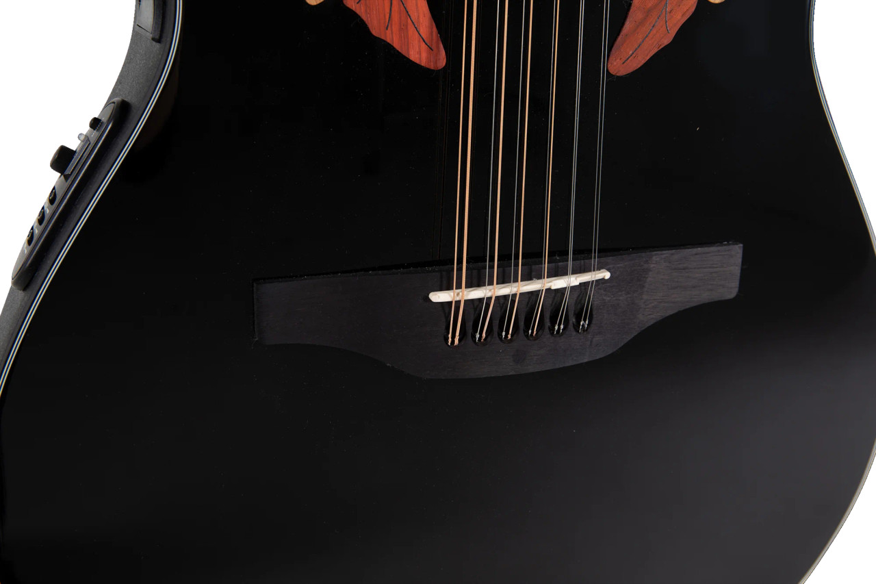 Ovation Celebrity Elite E-Acoustic Guitar CE4412-5 Black 12-String (CE4412-5-G) | Musician Madness