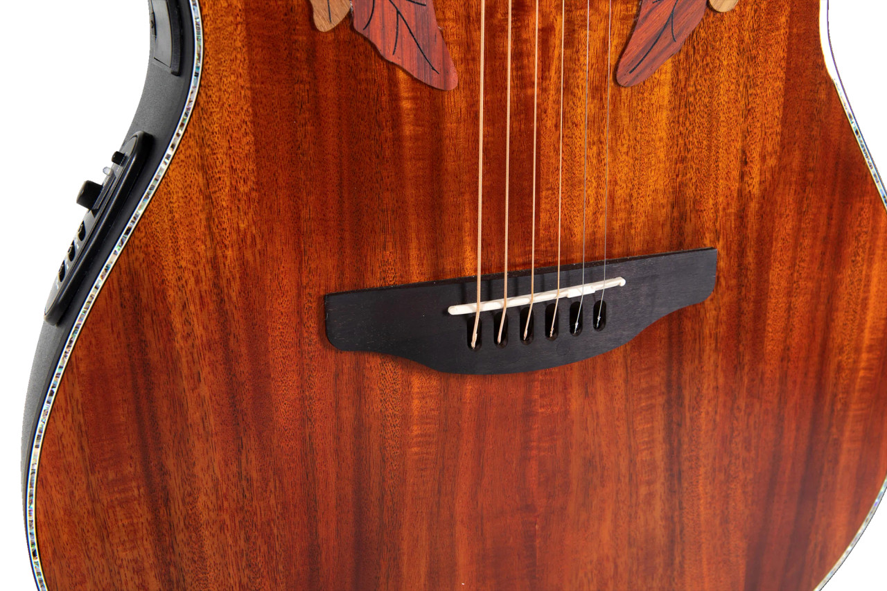 Ovation Celebrity Elite Plus E-Acoustic Guitar CE44P-FKOA Figured Koa (CE44P-FKOA-G) | Musician Madness