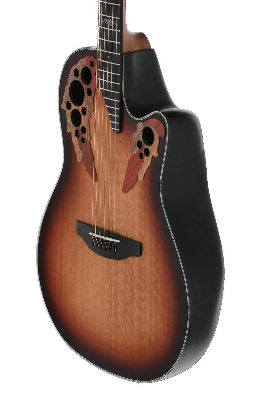 Ovation Celebrity Exotic Selection 2025 Limited E-Acoustic Guitar CE44P-FLE-G Flamed Eucalyptus (CE44P-FLE-G)