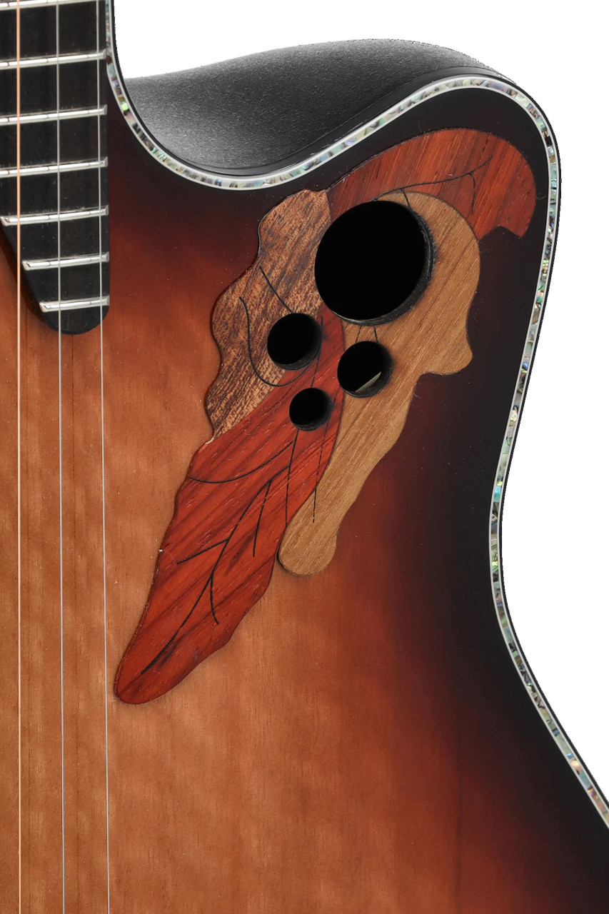 Ovation Celebrity Exotic Selection 2025 Limited E-Acoustic Guitar CE44P-FLE-G Flamed Eucalyptus (CE44P-FLE-G) | Musician Madness