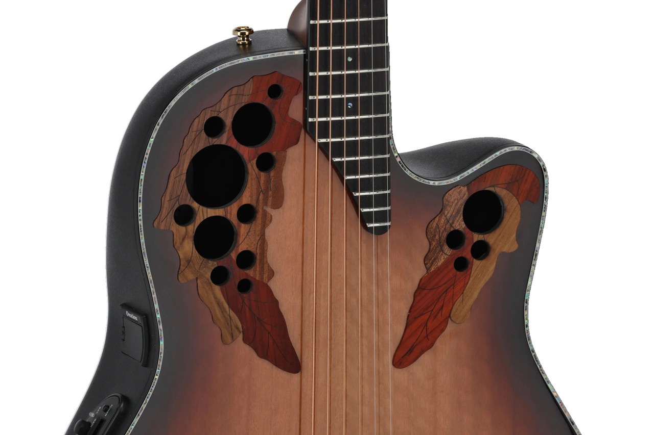 Ovation Celebrity Exotic Selection 2025 Limited E-Acoustic Guitar CE44P-FLE-G Flamed Eucalyptus (CE44P-FLE-G)