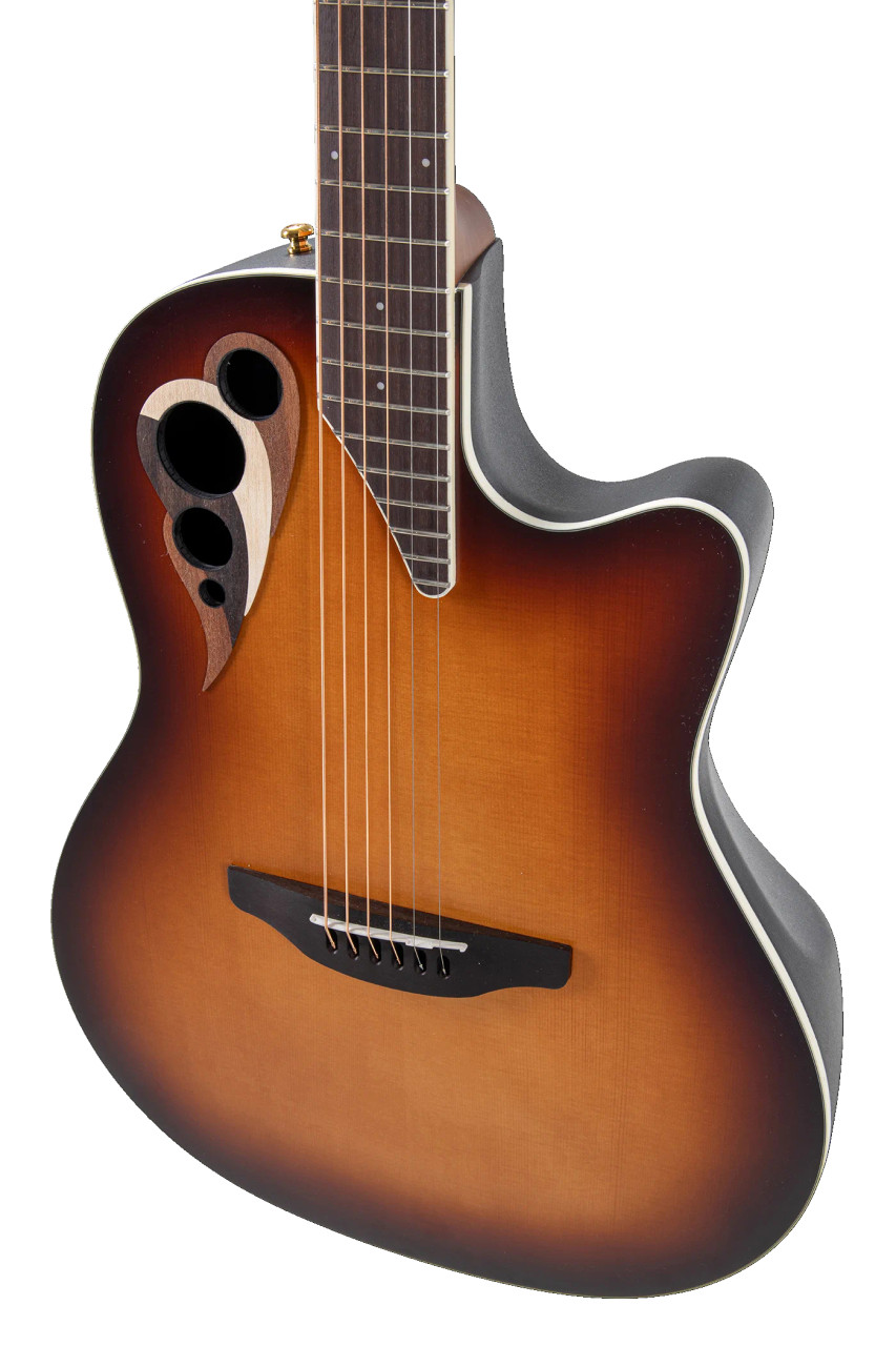 Ovation Celebrity Deluxe E-Acoustic Guitar CDX40-1-G Vintage Sunburst Satin (CDX40-1-G) | Musician Madness