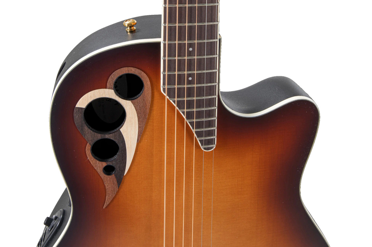 Ovation Celebrity Deluxe E-Acoustic Guitar CDX40-1-G Vintage Sunburst Satin (CDX40-1-G)