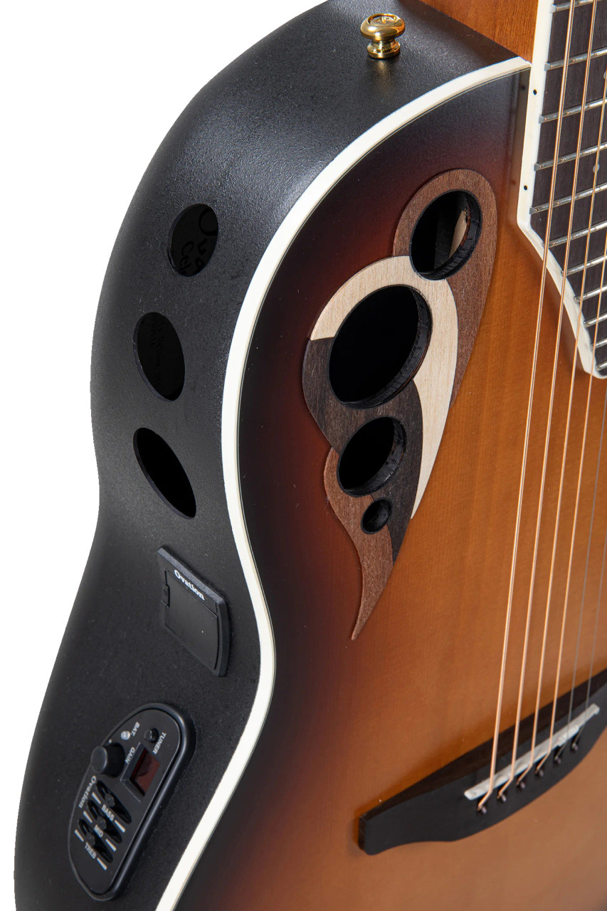 Ovation Celebrity Deluxe E-Acoustic Guitar CDX40-1-G Vintage Sunburst Satin (CDX40-1-G)