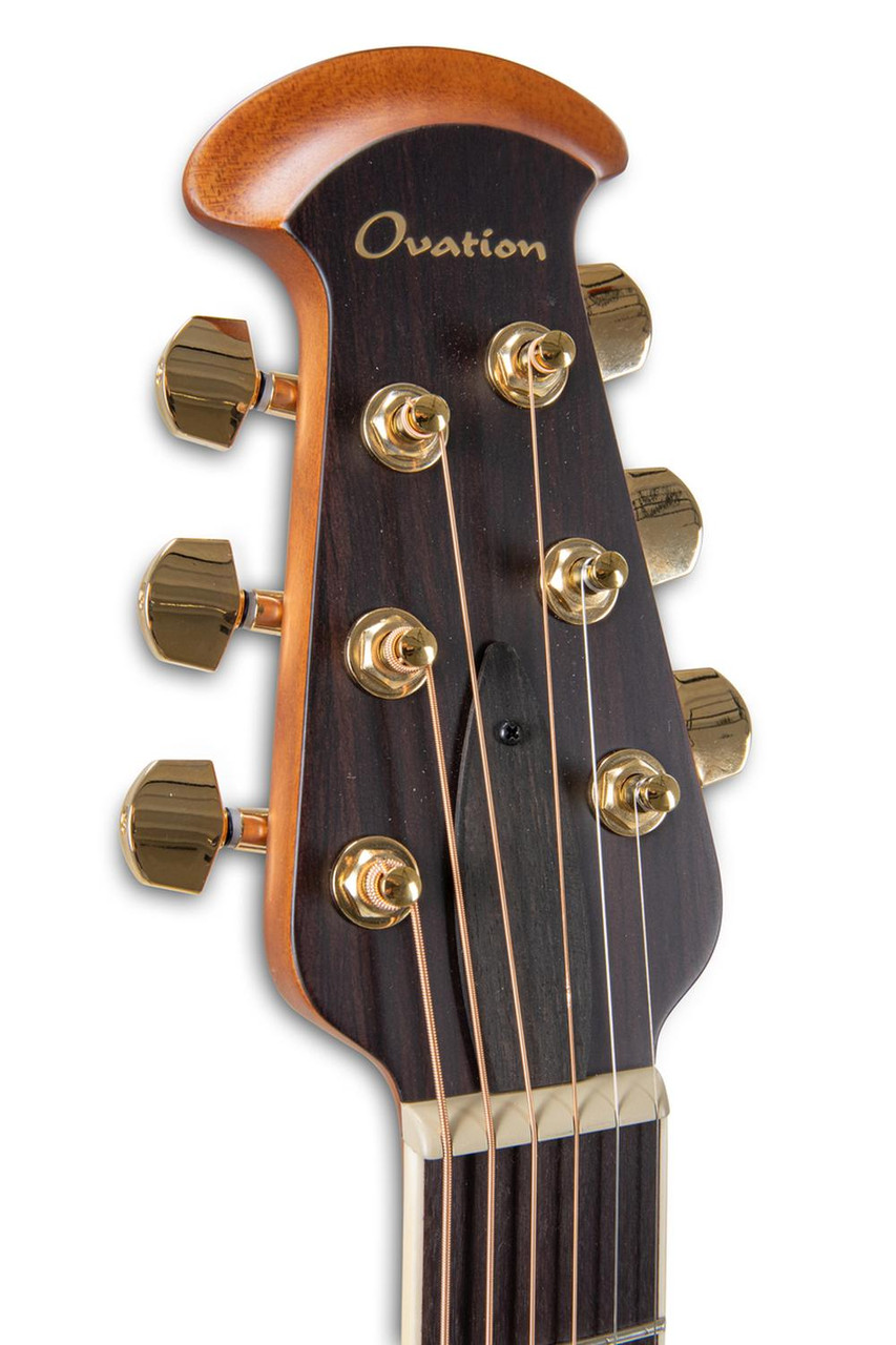 Ovation Celebrity Deluxe E-Acoustic Guitar CDX40-PB-G Vintage Peach Burst Satin (CDX40-PB-G) | Musician Madness