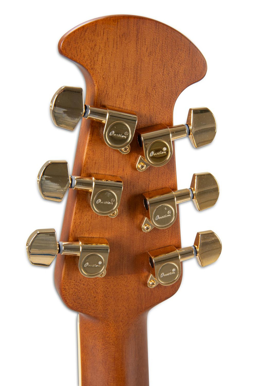 Ovation Celebrity Deluxe E-Acoustic Guitar CDX40-PB-G Vintage Peach Burst Satin (CDX40-PB-G) | Musician Madness