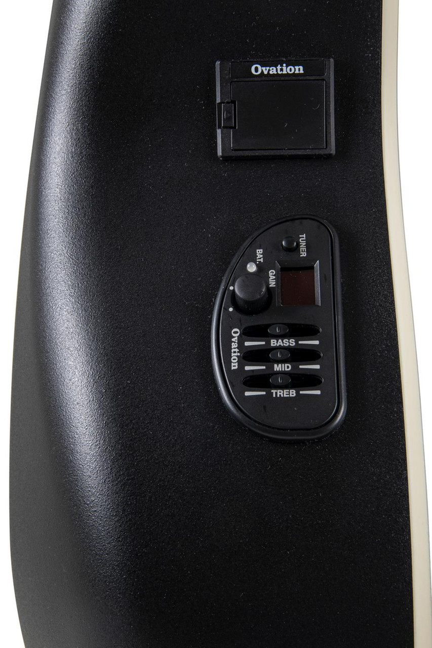 Ovation Celebrity Deluxe E-Acoustic Guitar CDX40-PB-G Vintage Peach Burst Satin (CDX40-PB-G)