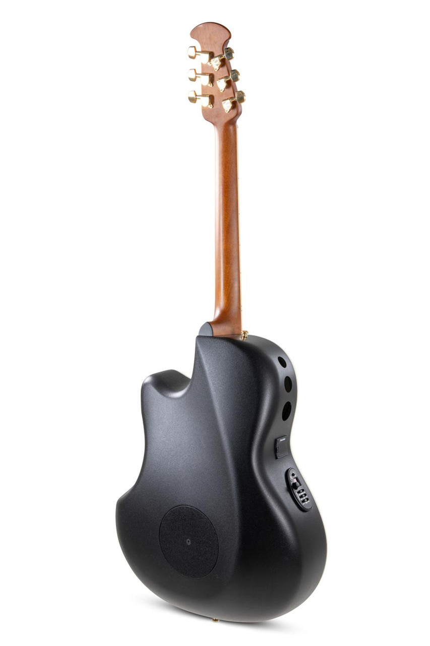 Ovation Celebrity Deluxe E-Acoustic Guitar CDX40-PB-G Vintage Peach Burst Satin (CDX40-PB-G) | Musician Madness