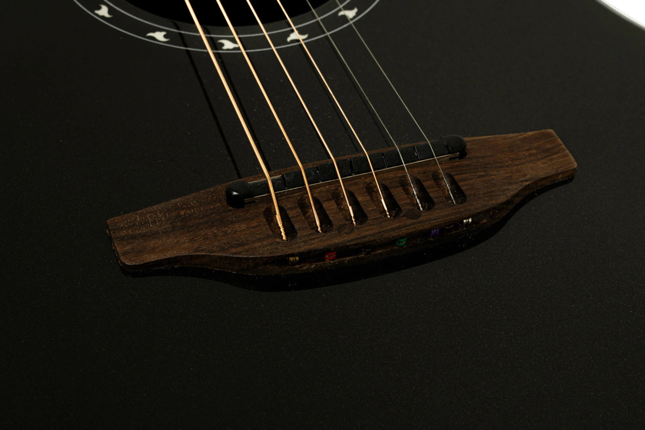 Ovation Ultra E-Acoustic Guitar 1516PBM Pitch Black (1516PBM-G)