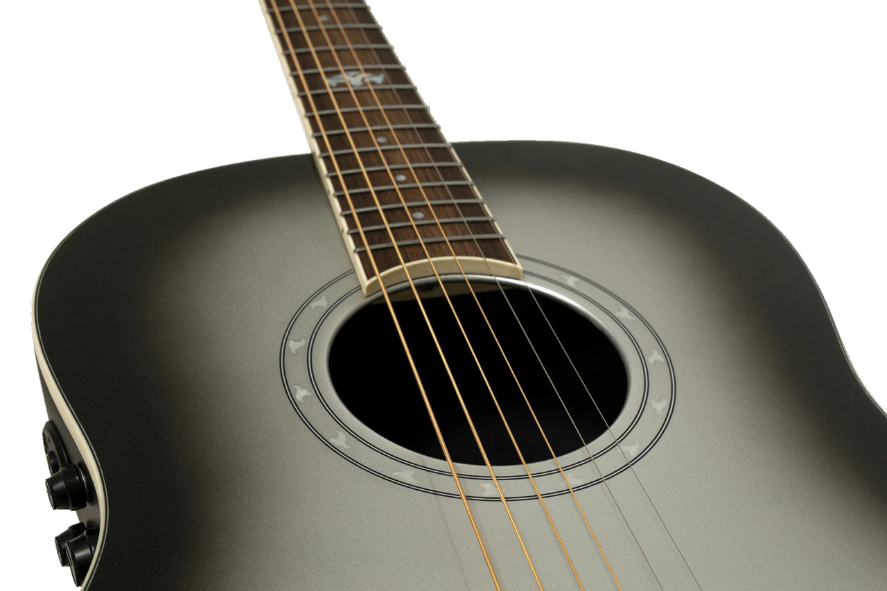 Ovation Ultra E-Acoustic Guitar 1516SSM Silver Shadow (1516SSM-G)