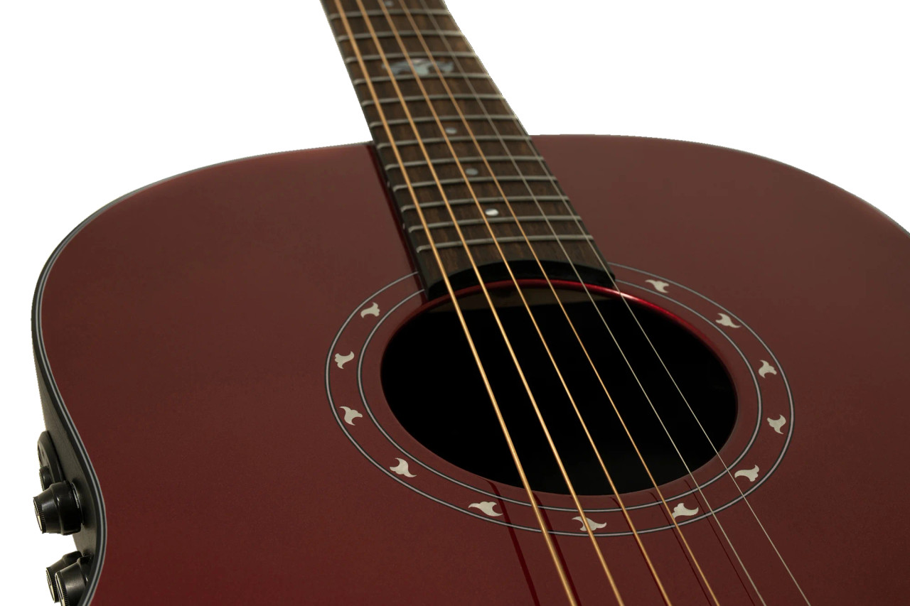 Ovation Ultra E-Acoustic Guitar 1516VRM Vampira Red (1516VRM-G)