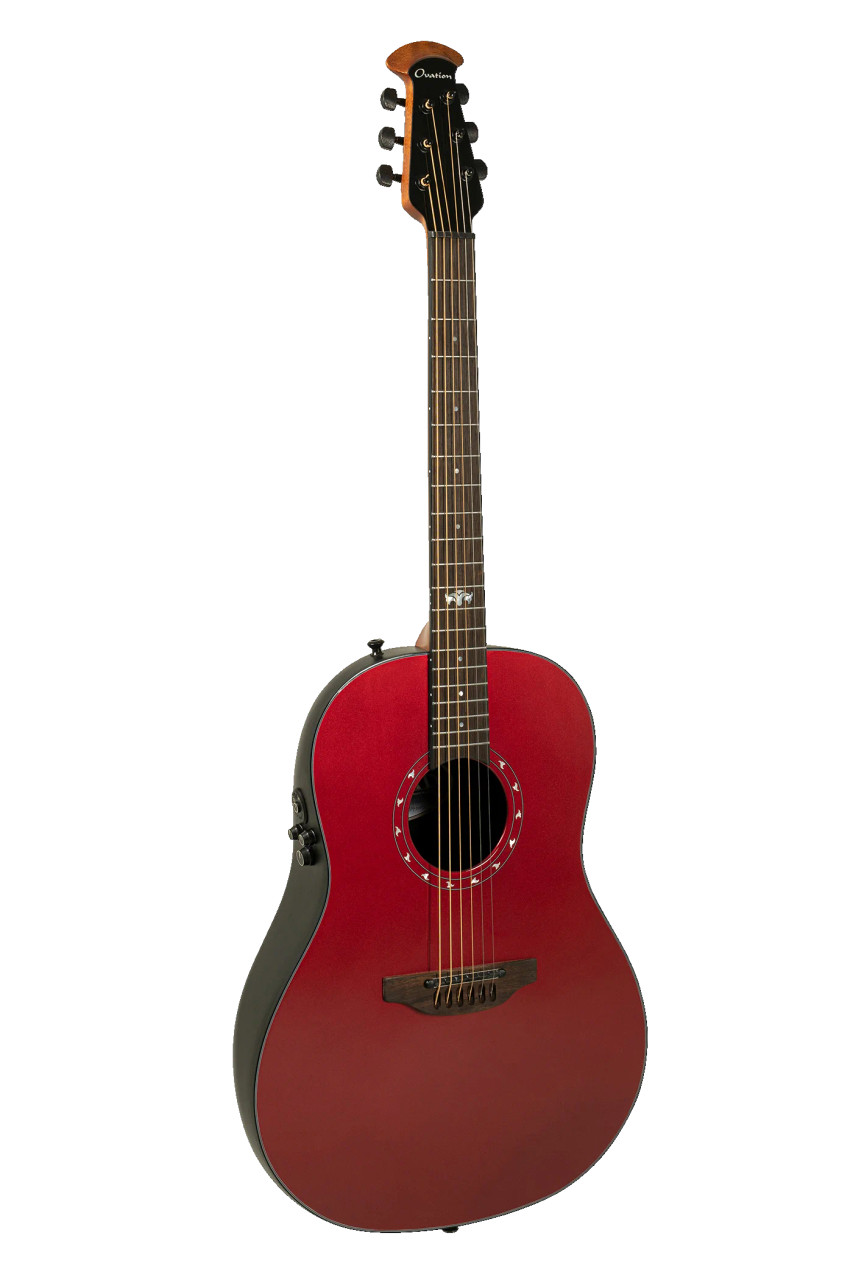 Ovation Ultra E-Acoustic Guitar 1516VRM Vampira Red (1516VRM-G) | Musician Madness