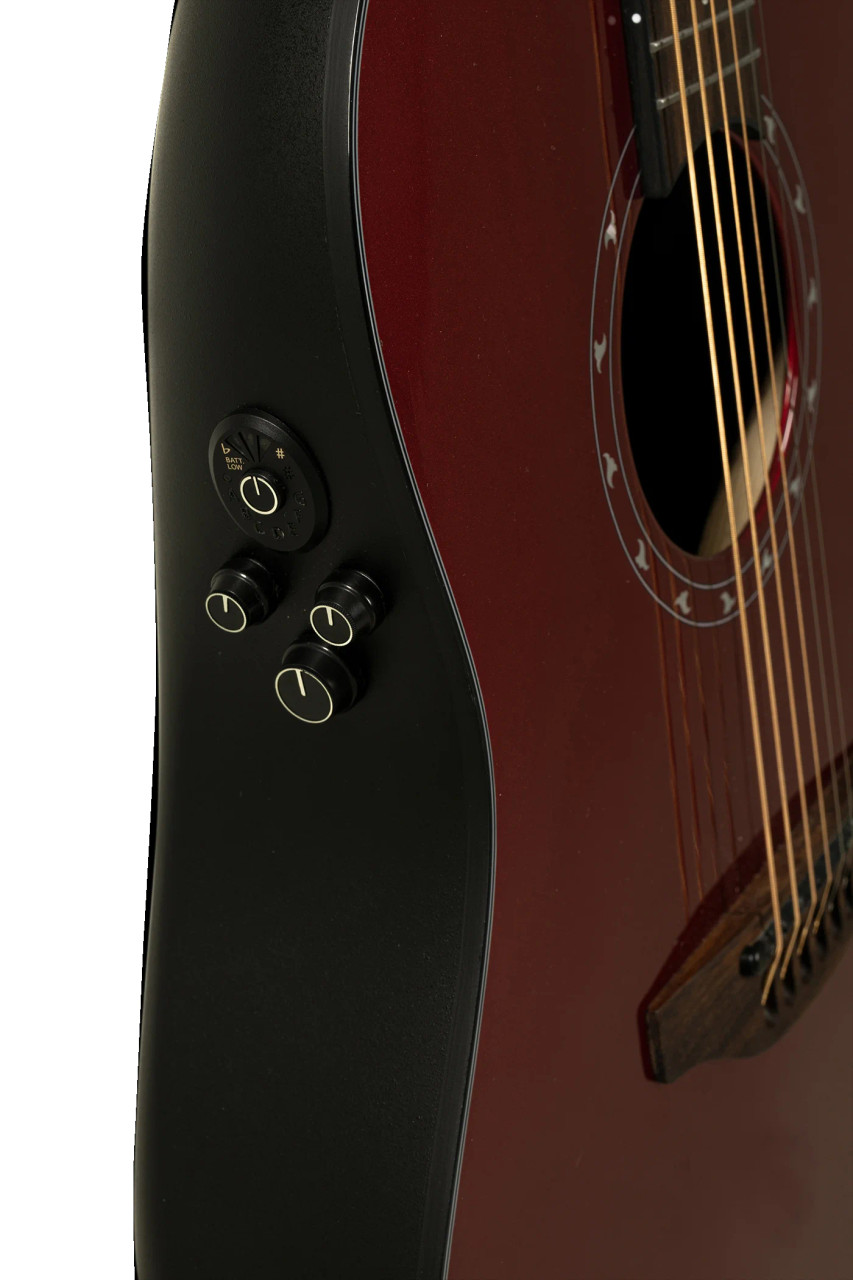 Ovation Ultra E-Acoustic Guitar 1516VRM Vampira Red (1516VRM-G) | Musician Madness