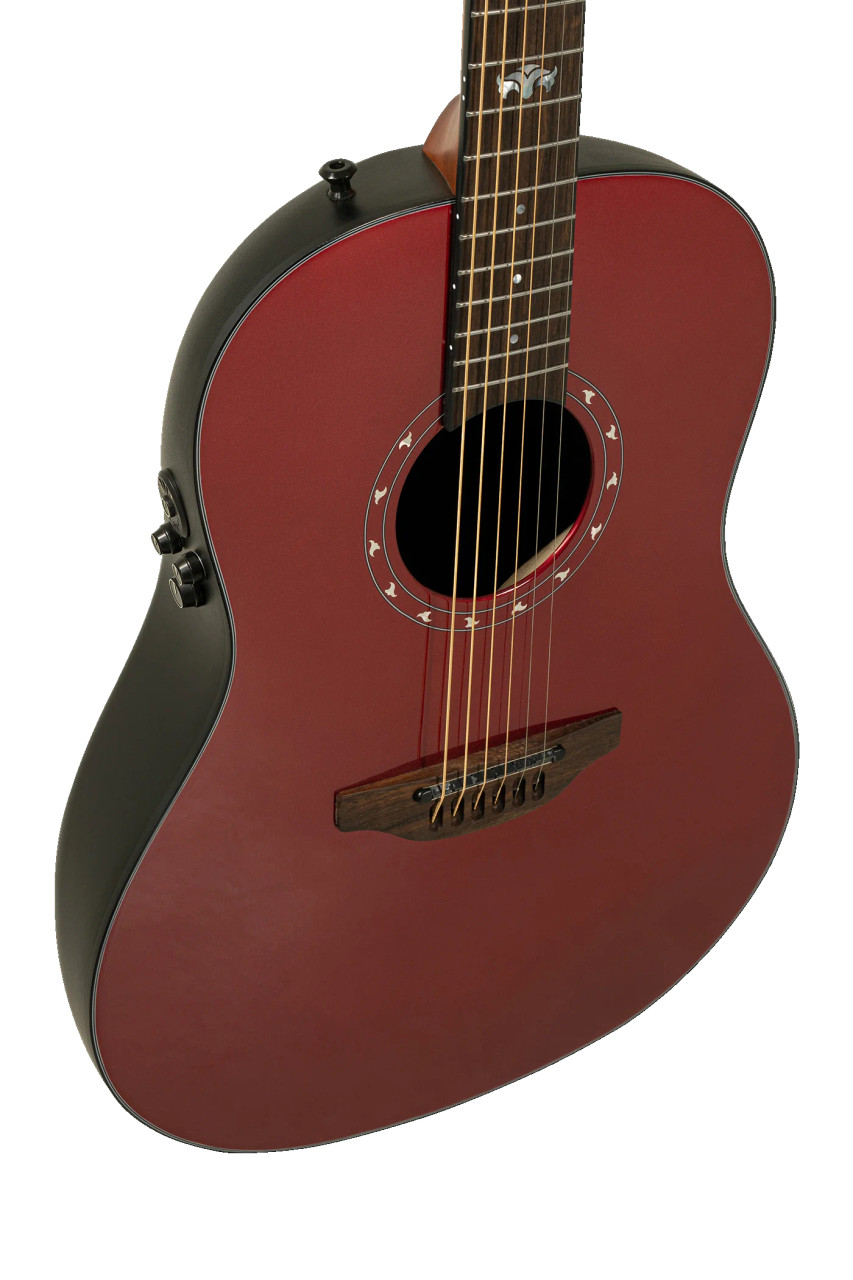 Ovation Ultra E-Acoustic Guitar 1516VRM Vampira Red (1516VRM-G) | Musician Madness