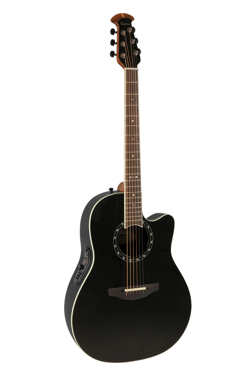 Ovation Pro Series Standard Balladeer E-Acoustic Guitar 2771AX-5 Black (2771AX-5-G)