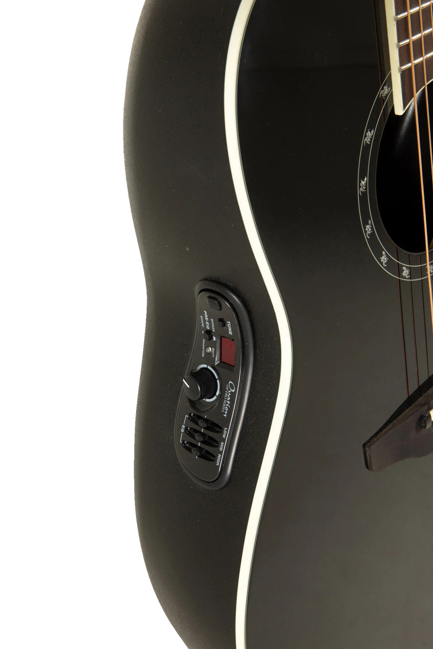Ovation Pro Series Standard Balladeer E-Acoustic Guitar 2771AX-5 Black (2771AX-5-G)