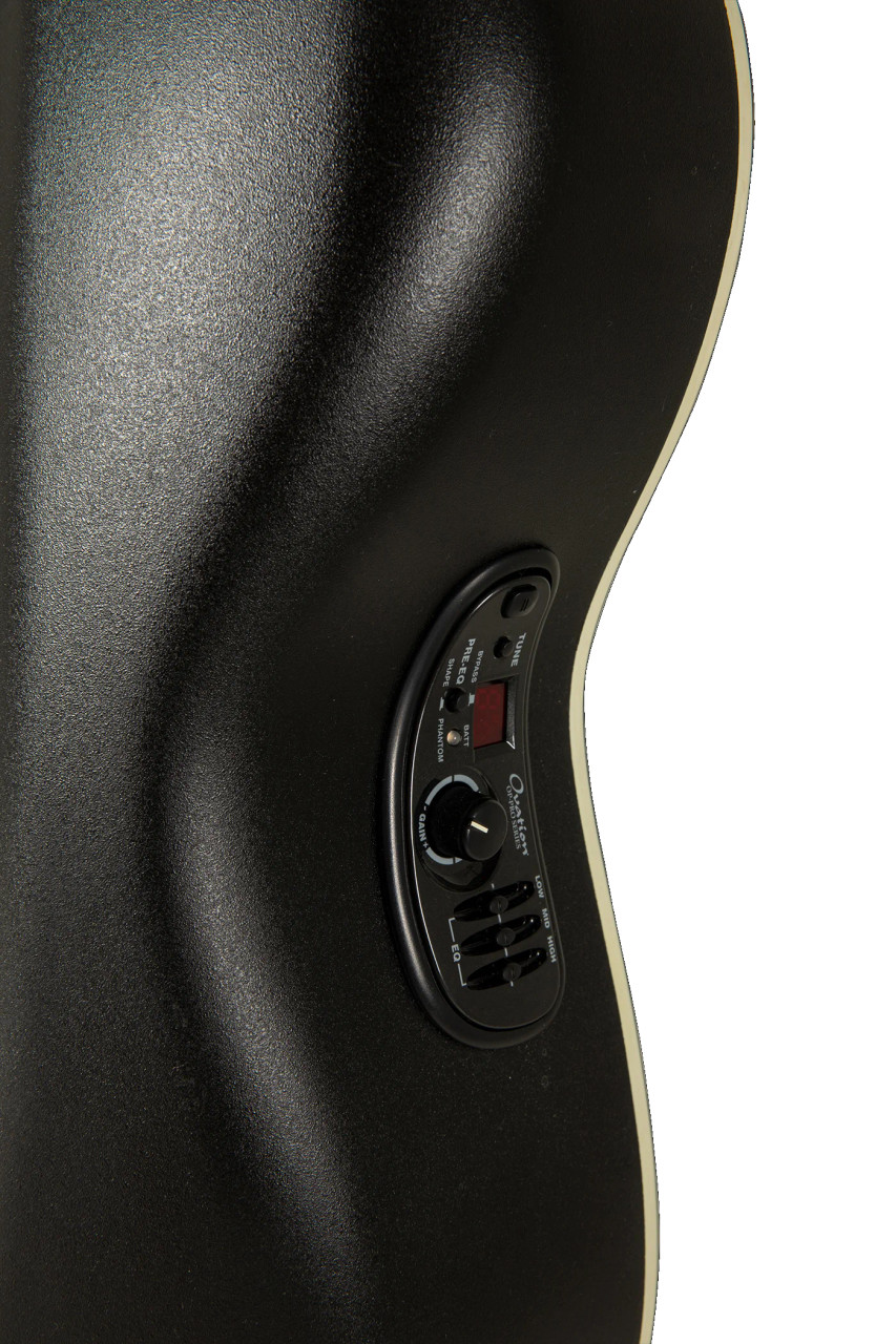 Ovation Pro Series Standard Balladeer E-Acoustic Guitar 2751AX-5 Black 12-String (2751AX-5-G)