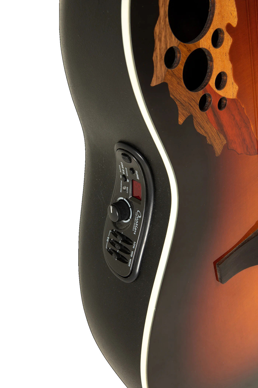 Ovation Pro Series Standard Elite E-Acoustic Guitar 2758AX-NEB New England Burst, 12-String (2758AX-NEB-G)