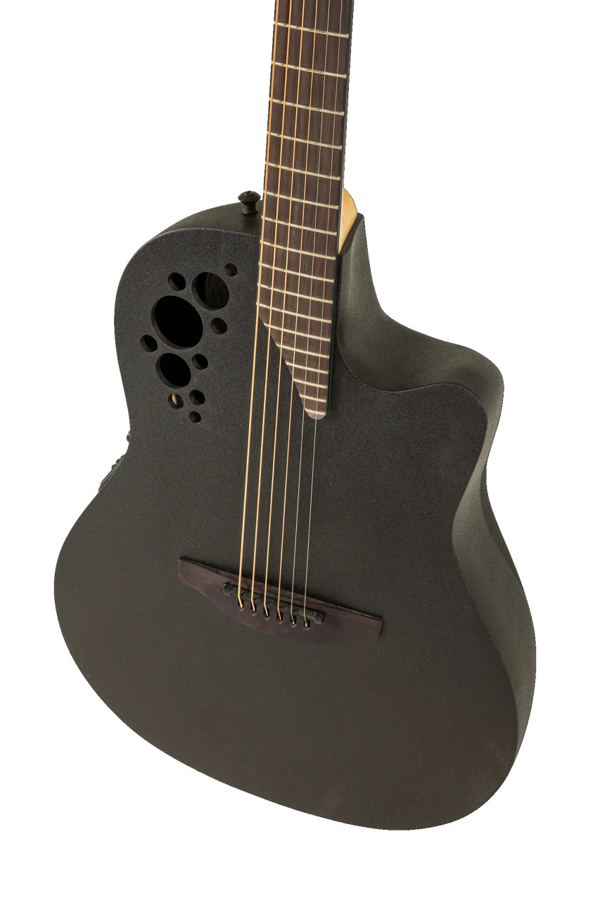 Ovation Pro Series Elite TX E-Acoustic Guitar 1778TX-5 Black Textured (1778TX-5-G) | Musician Madness