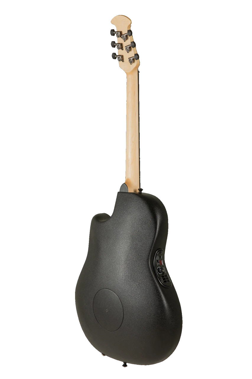 Ovation Pro Series Elite TX E-Acoustic Guitar 1868TX-5 Black Textured (1868TX-5-G)