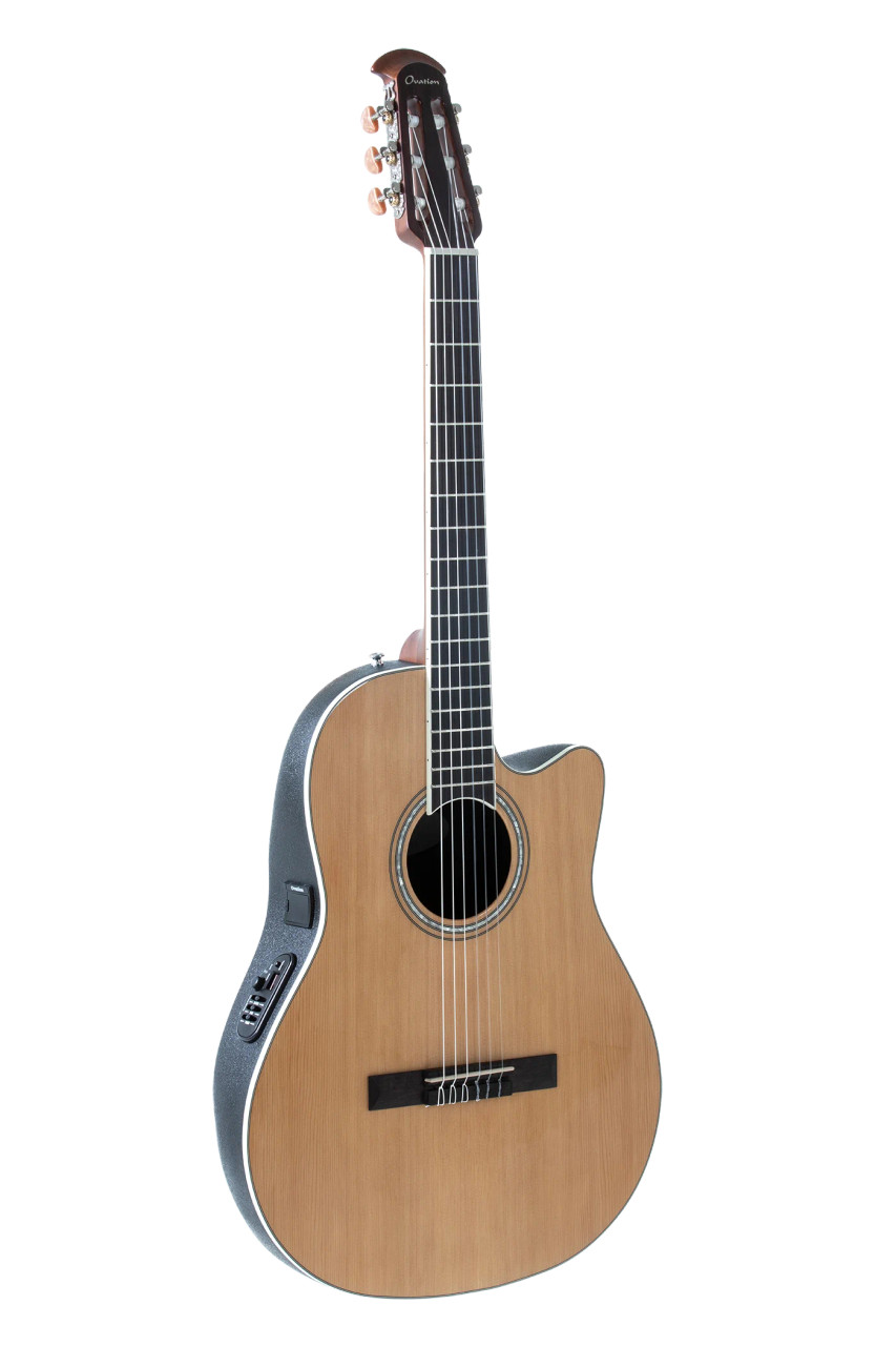 Ovation Celebrity Traditional Classic Nylon E-Acoustic Guitar CS24C-4 Natural (CS24C-4-G)