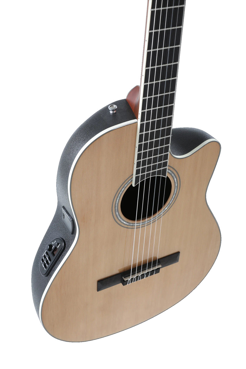Ovation Celebrity Traditional Classic Nylon E-Acoustic Guitar CS24C-4 Natural (CS24C-4-G)