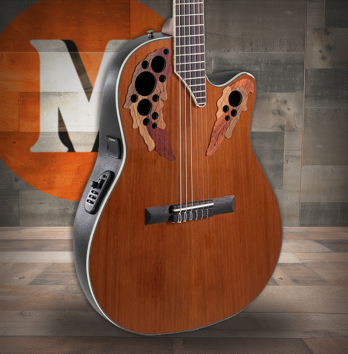 Ovation Celebrity Elite E-Acoustic Classic Guitar CE44C-4A Natural Gloss (CE44C-4A-G)