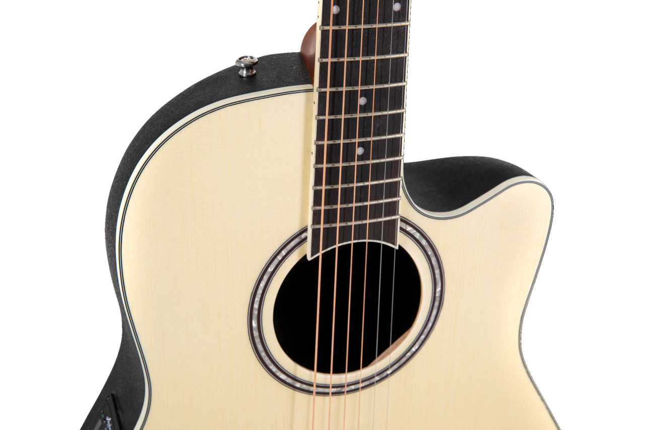 Ovation Applause E-Acoustic Guitar AB24-4S Natural Satin (AB24-4S) | Musician Madness