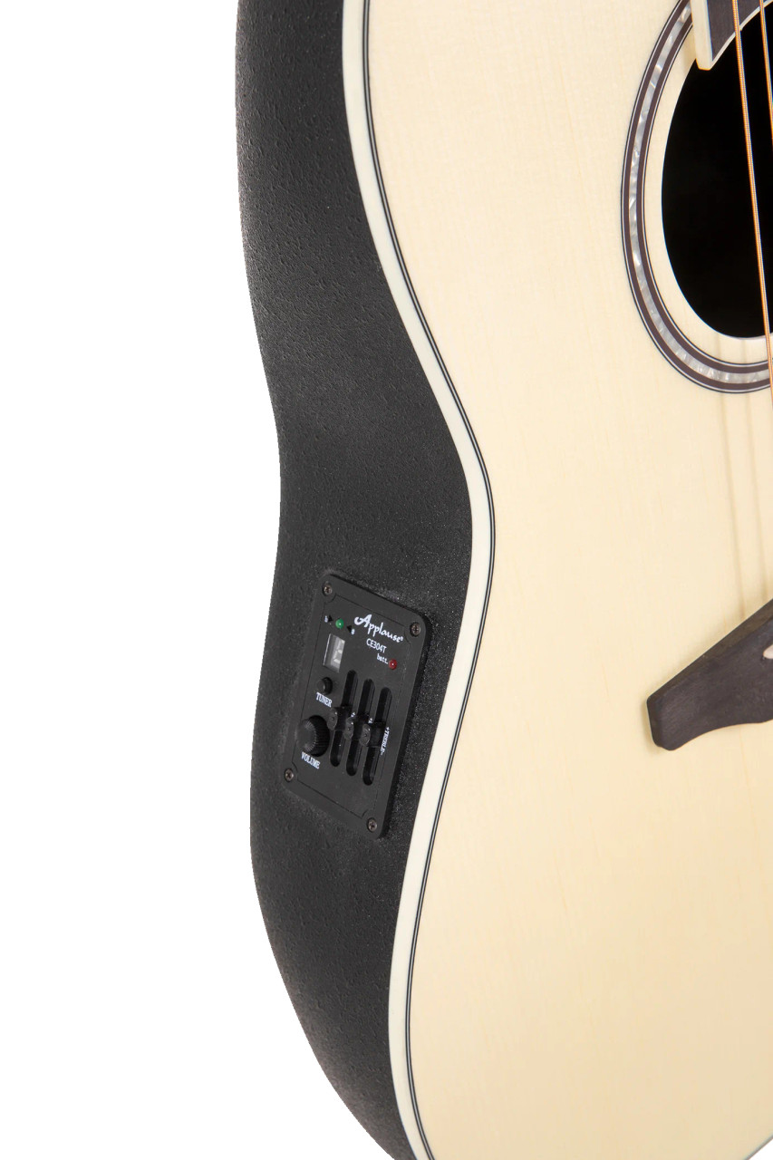 Ovation Applause E-Acoustic Guitar AB24-4S Natural Satin (AB24-4S)