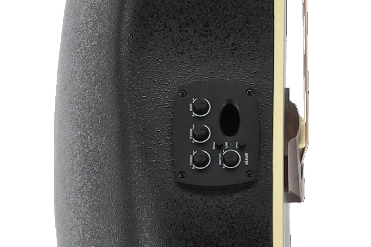 Ovation Applause E-Acoustic Guitar AB2412-5S Black Satin 12-String (AB2412-5S) | Musician Madness