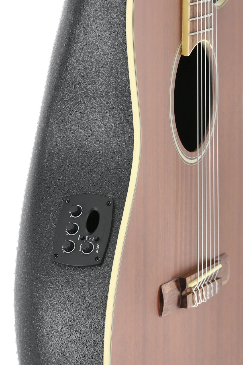 Ovation Applause E-Acoustic Classical Guitar AB24CM-4S Natural Satin Mahogany (AB24CM-4S) | Musician Madness
