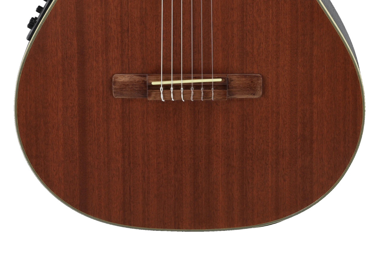 Ovation Applause E-Acoustic Classical Guitar AB24CM-4S Natural Satin Mahogany (AB24CM-4S) | Musician Madness