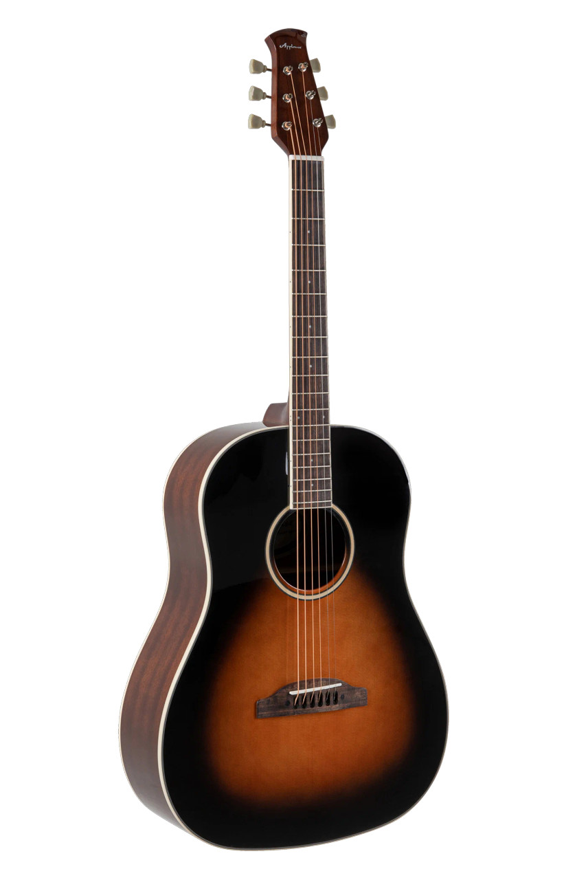 Ovation Applause Wood Classic Dreadnought Sloped Shoulders Vintage Sunburst Gloss (AAS96-1) | Musician Madness