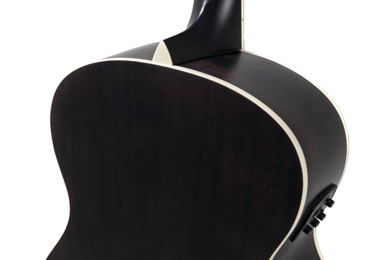 Ovation Applause Wood Jumbo Bass Black Matte Electro (AEB96-5E) | Musician Madness