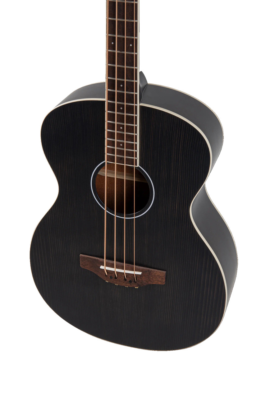 Ovation Applause Wood Jumbo Bass Black Matte Electro (AEB96-5E) | Musician Madness